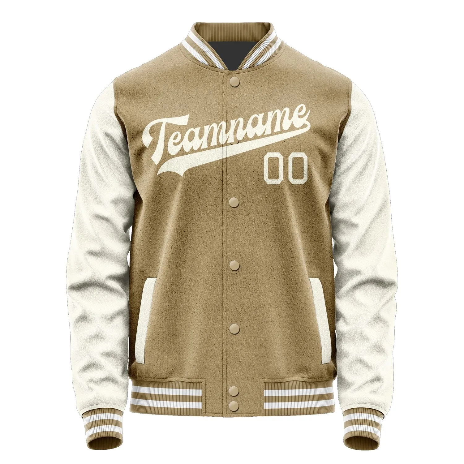 Custom Light Khaki Cream Jacket