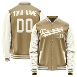 Custom Light Khaki Cream Jacket