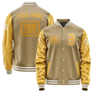 Custom Light Khaki Yellow Jacket