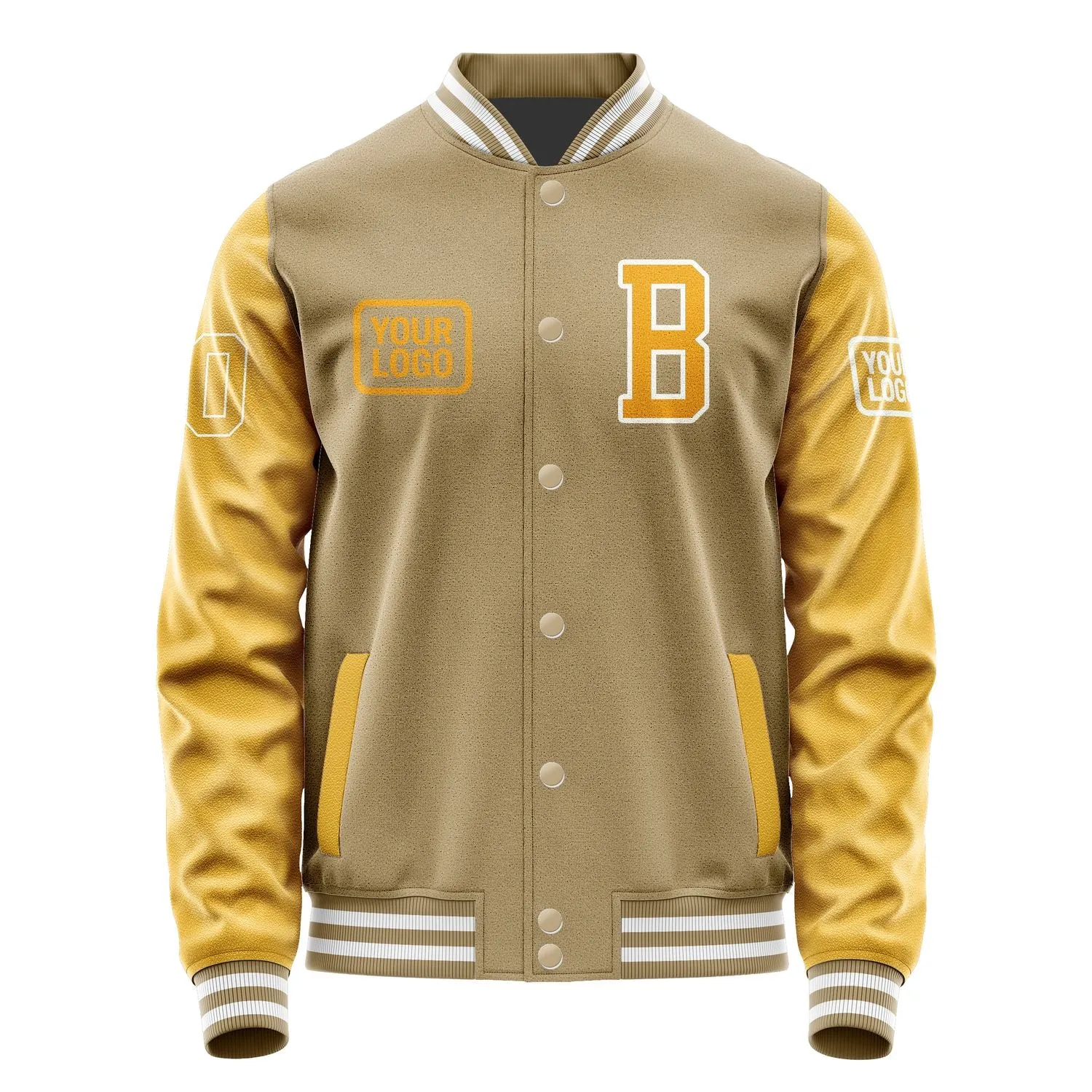 Custom Light Khaki Yellow Jacket