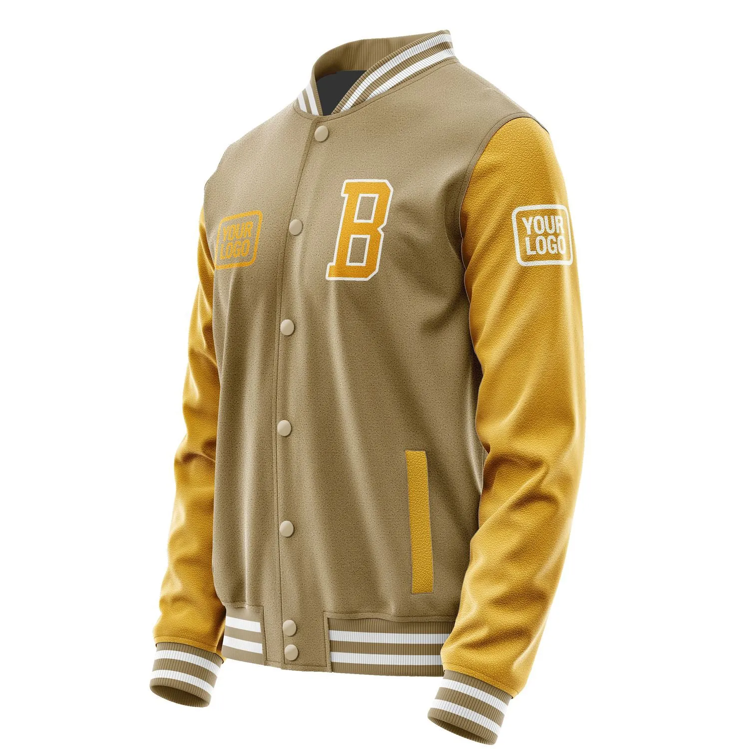 Custom Light Khaki Yellow Jacket