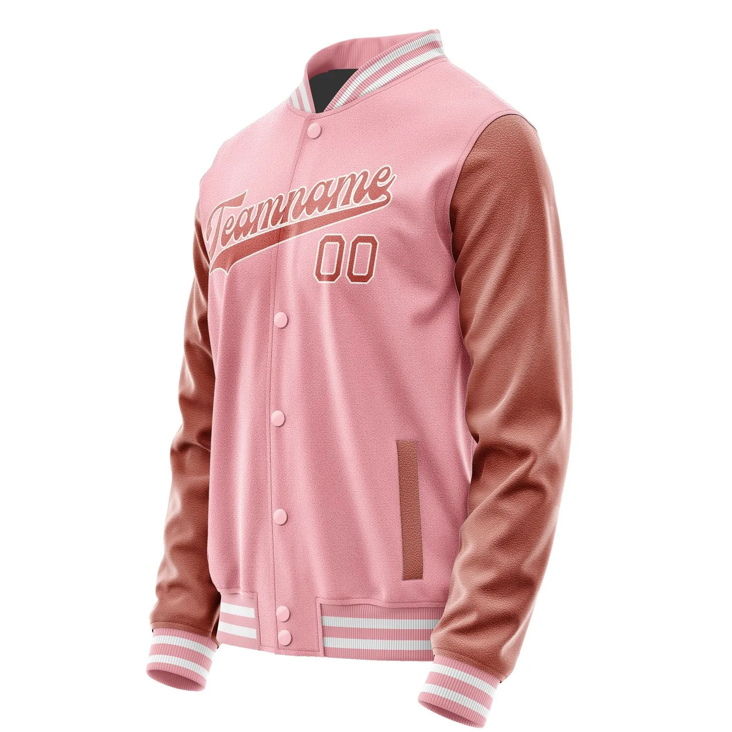 Custom Light Pink Copper Rose Jacket