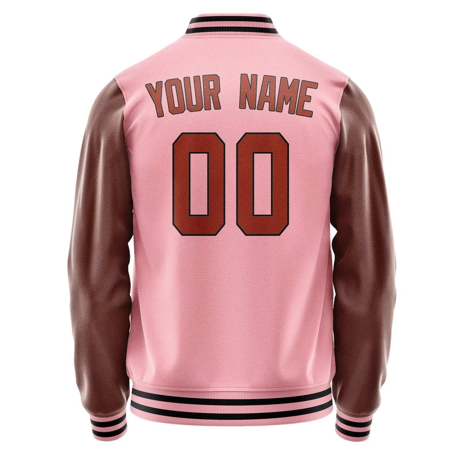 Custom Light Pink Coral Red Jacket