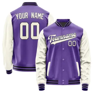 Custom Light Purple Cream Jacket