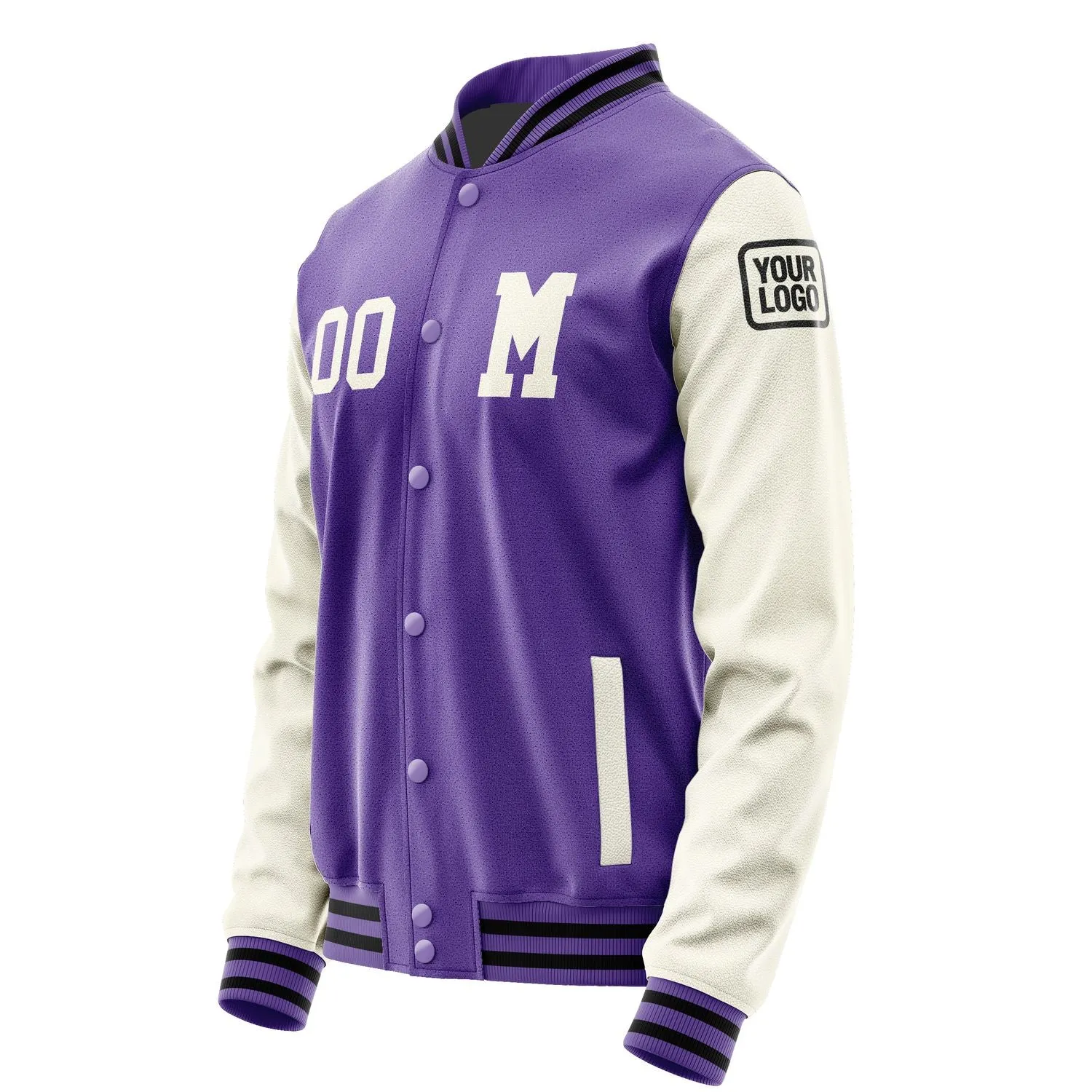 Custom Light Purple Cream Jacket