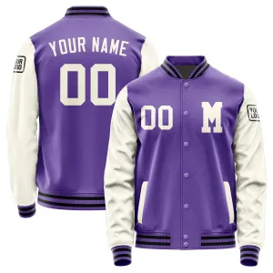 Custom Light Purple Cream Jacket