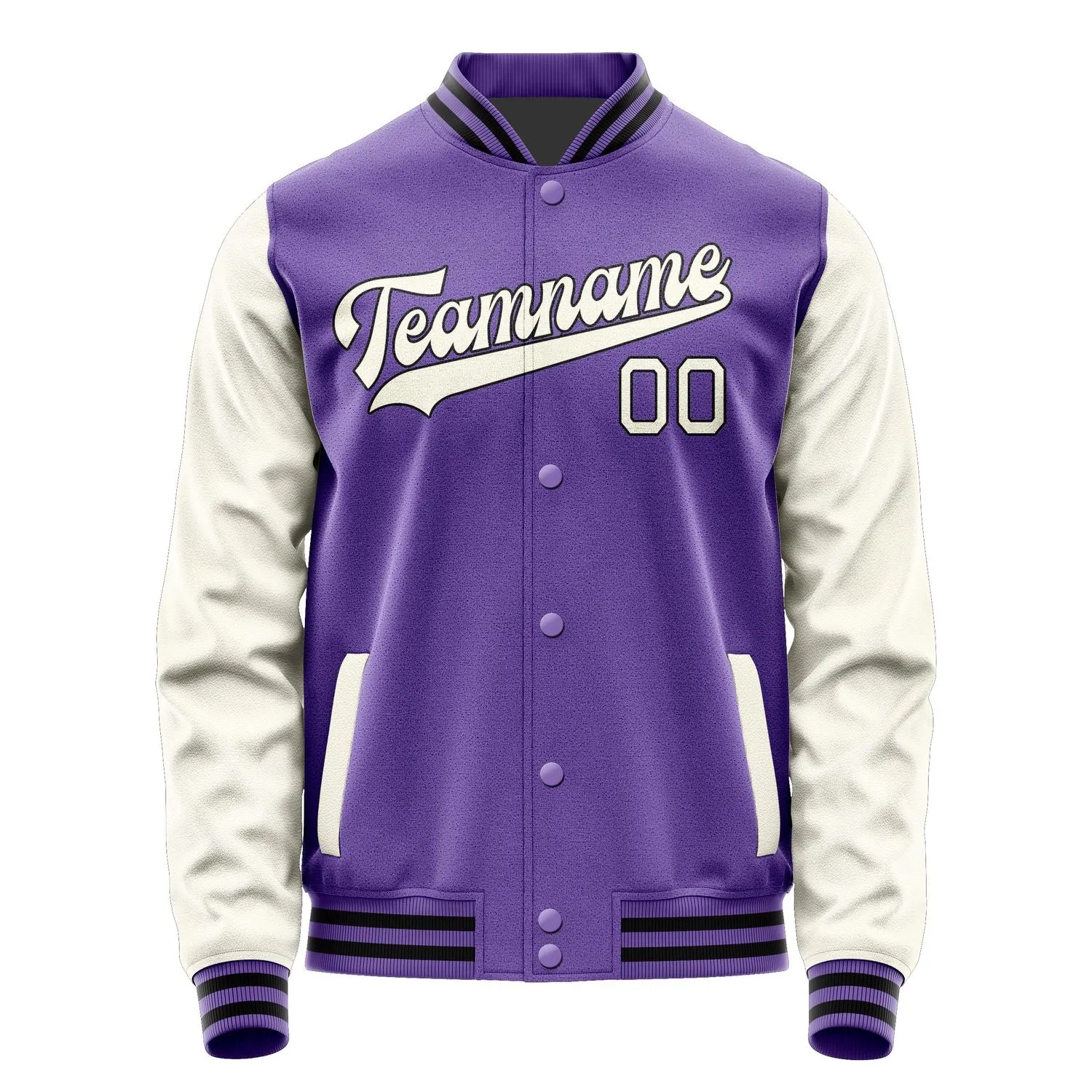 Custom Light Purple Cream Jacket
