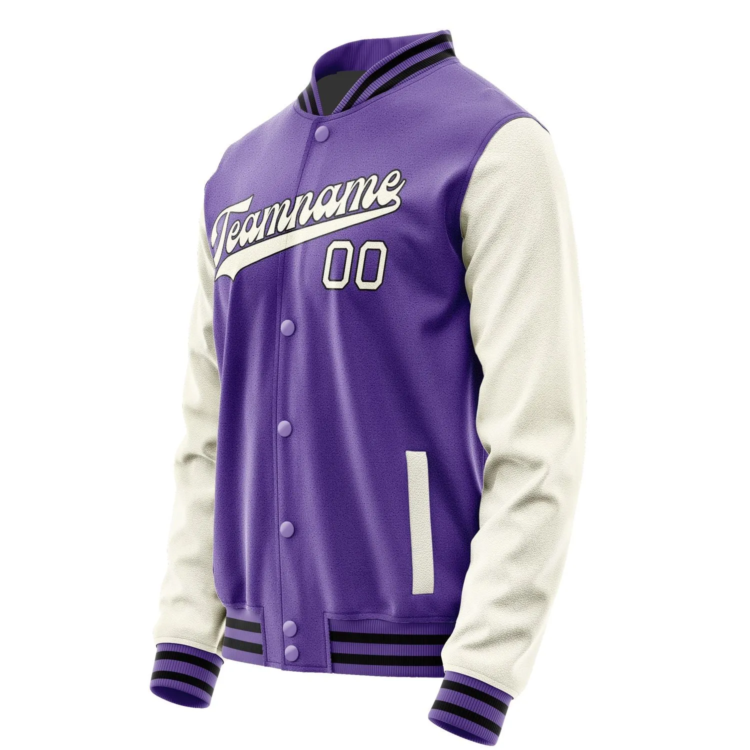Custom Light Purple Cream Jacket