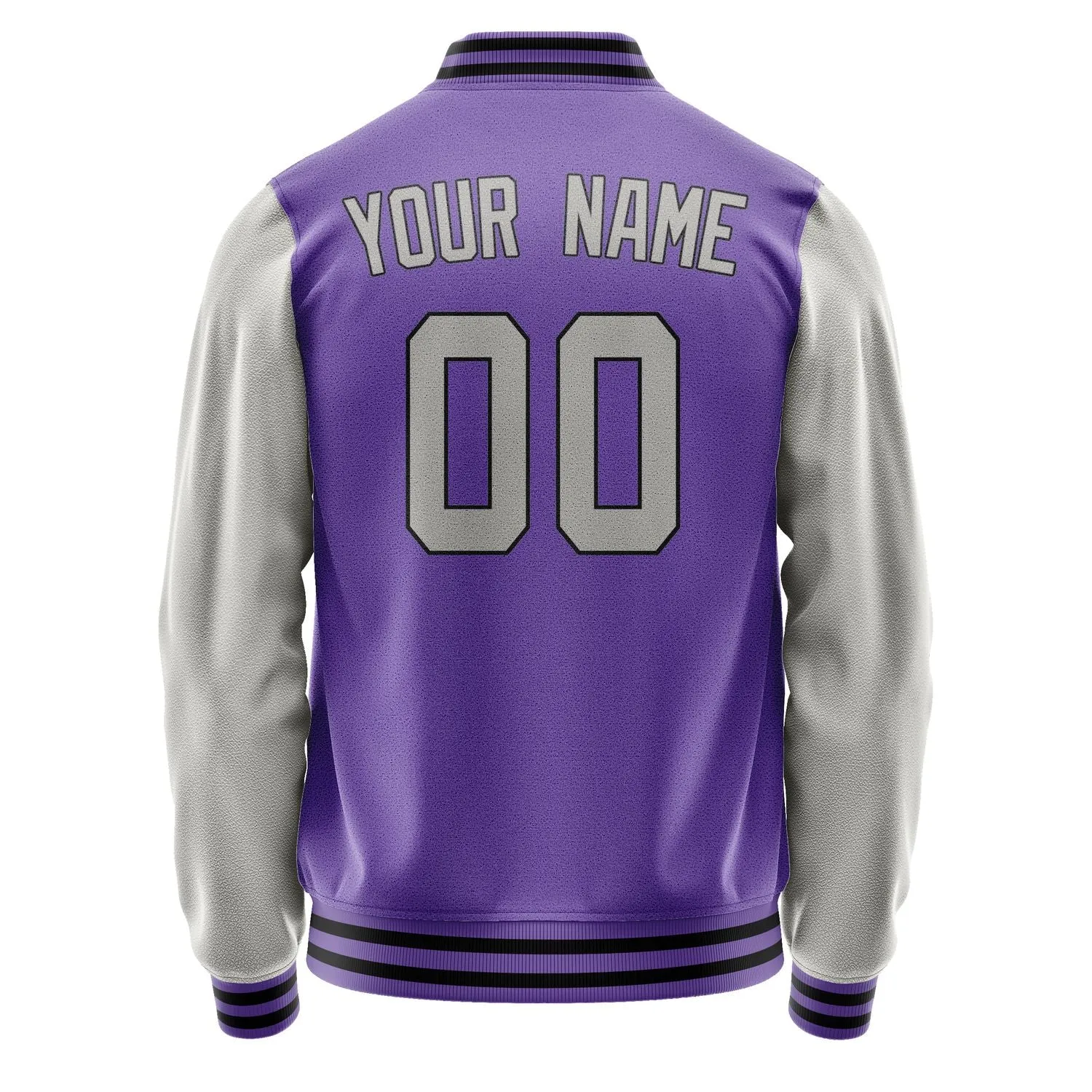 Custom Light Purple Gray Jacket