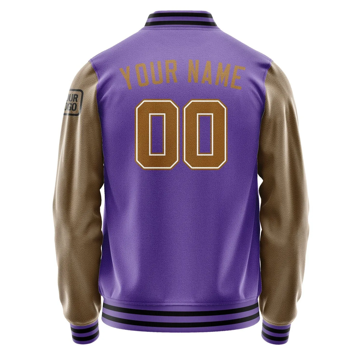 Custom Light Purple Khaki Jacket