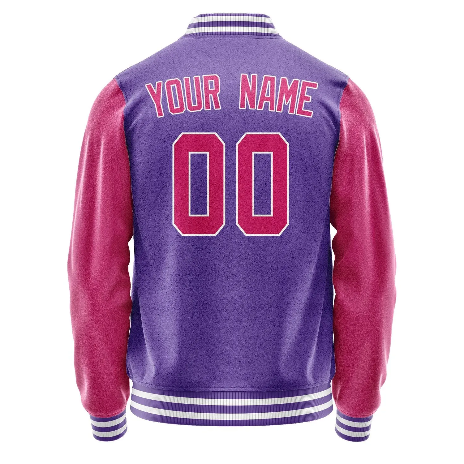 Custom Light Purple Pink Jacket