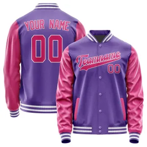 Custom Light Purple Pink Jacket