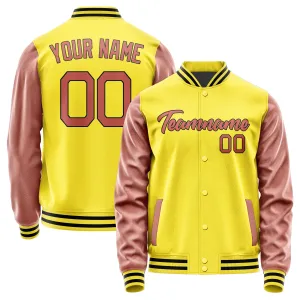 Custom Light Yellow Copper Rose Jacket