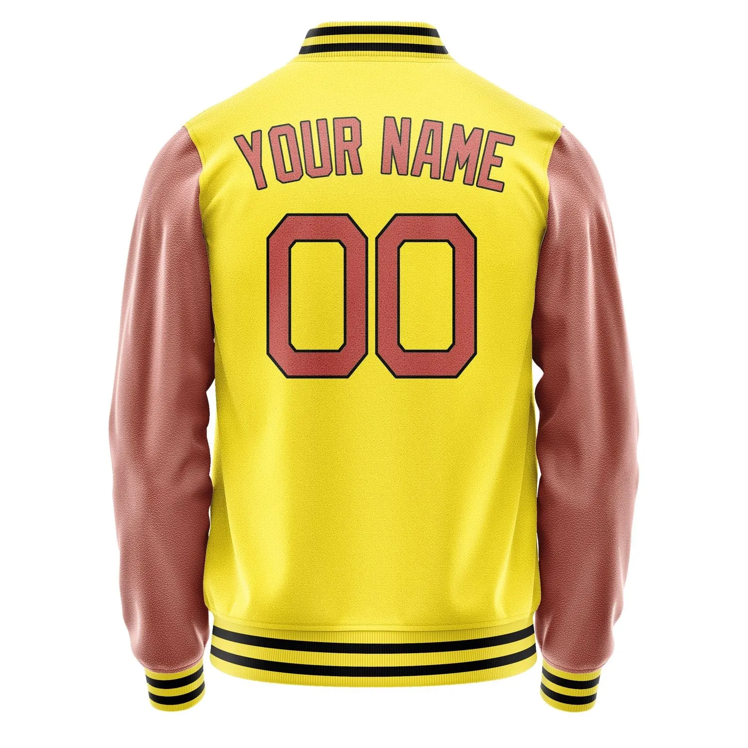 Custom Light Yellow Copper Rose Jacket