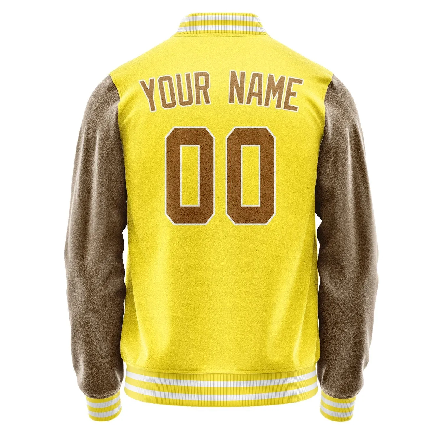 Custom Light Yellow Khaki Jacket