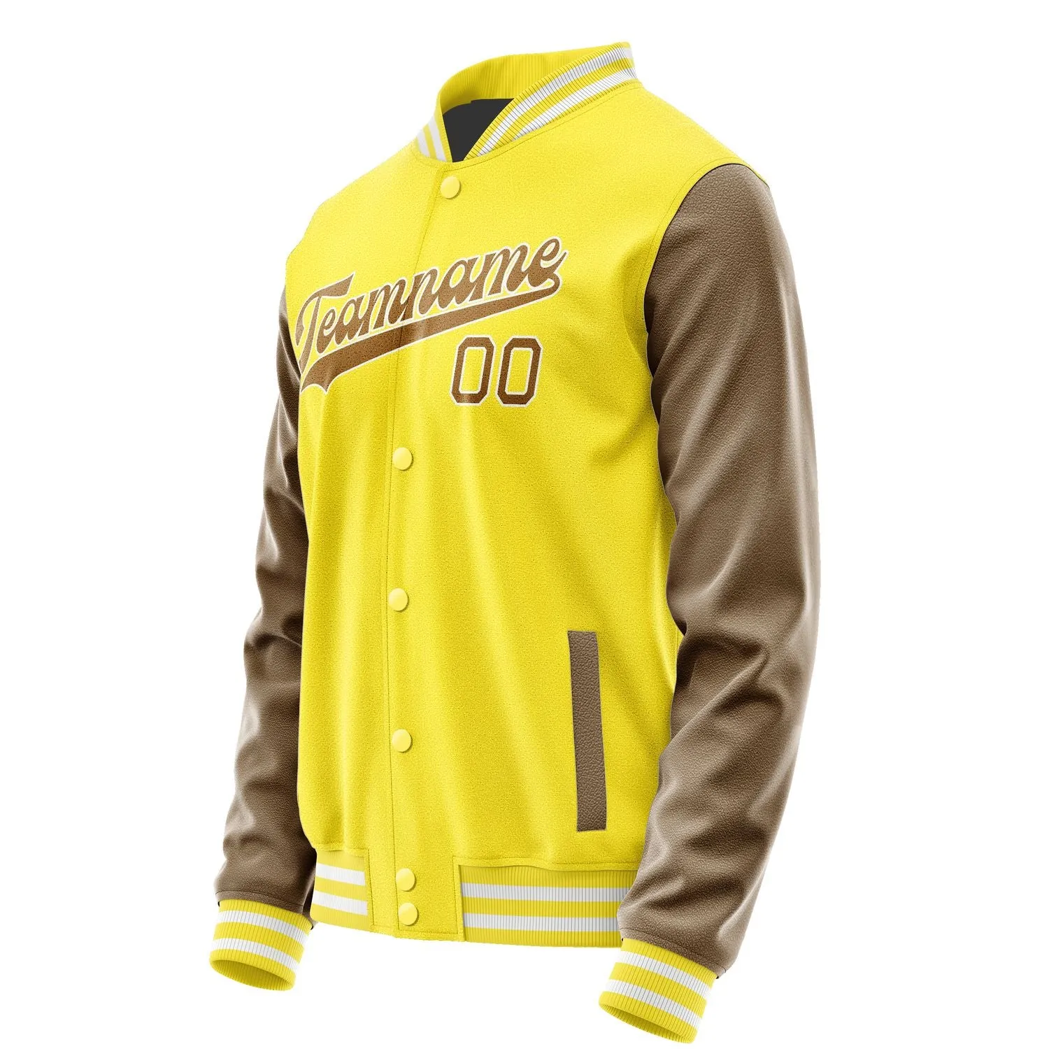 Custom Light Yellow Khaki Jacket