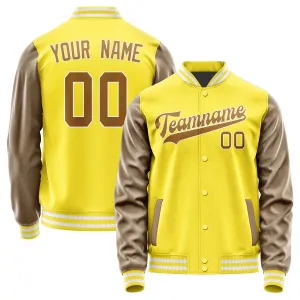 Custom Light Yellow Khaki Jacket