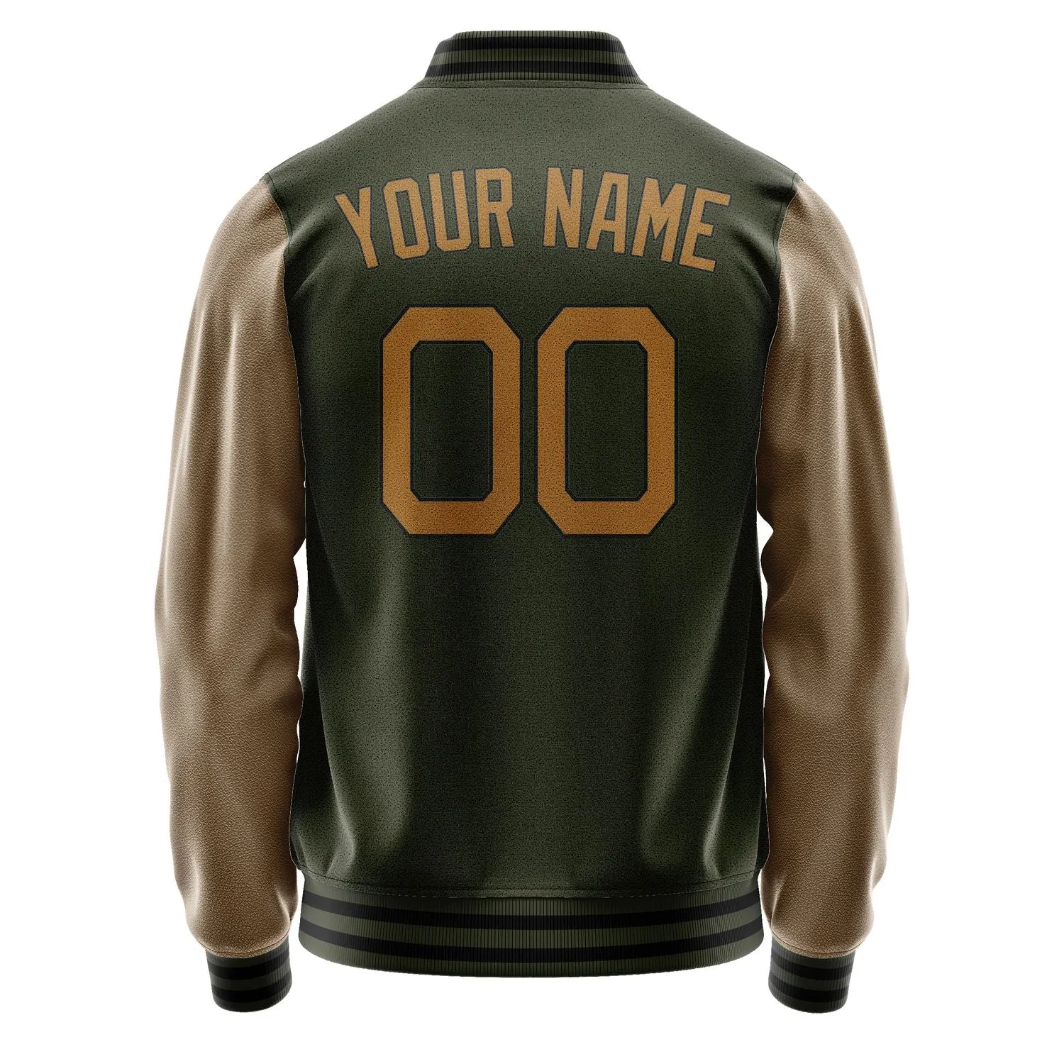 Custom Olive Light Pink Jacket