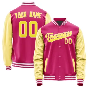 Custom Pink Light Yellow Jacket