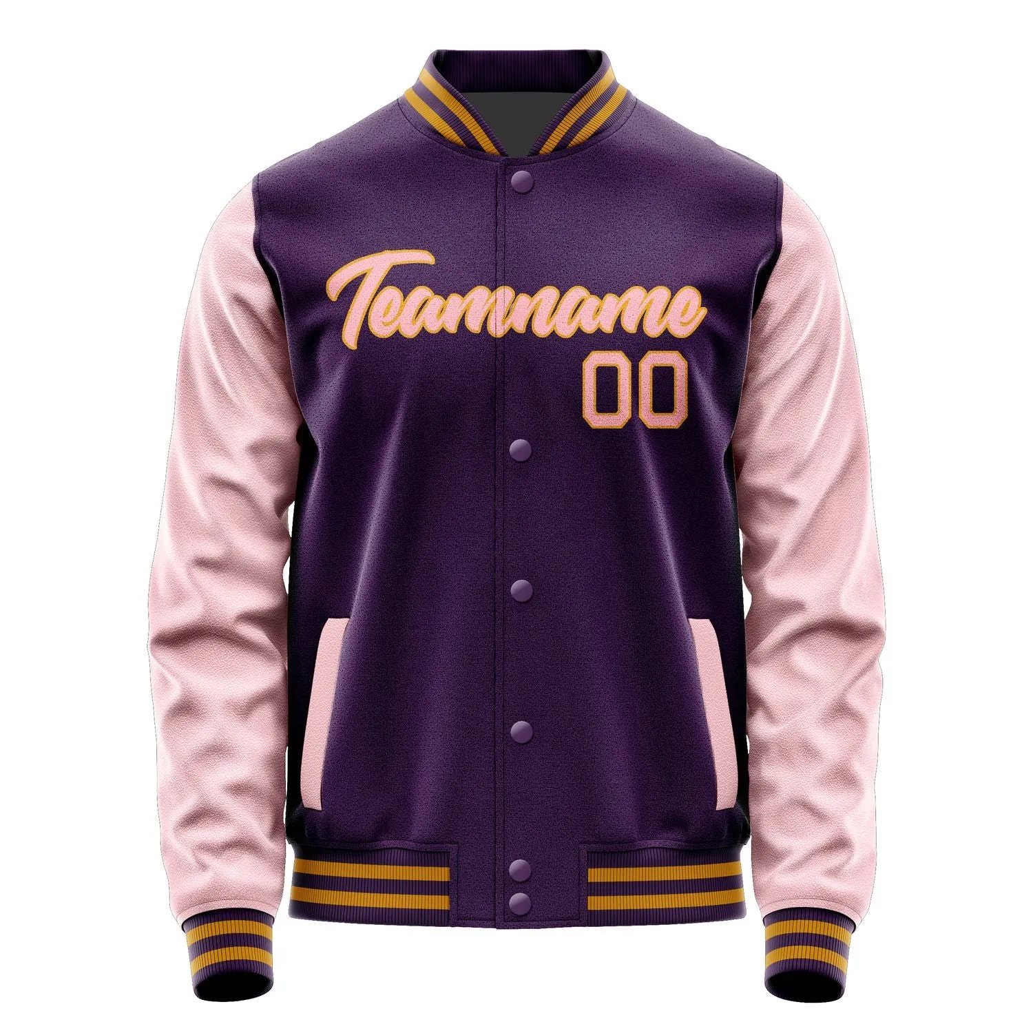 Custom Purple Light Pink Jacket