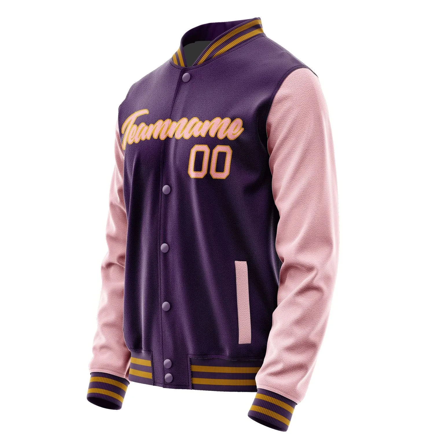Custom Purple Light Pink Jacket