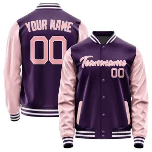 Custom Purple Light Pink Jacket