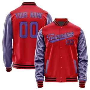 Custom Red Light Purple Jacket