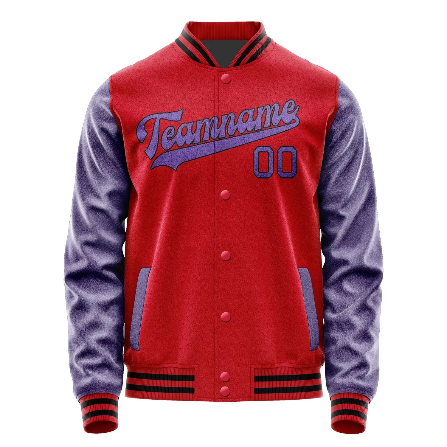 Custom Red Light Purple Jacket