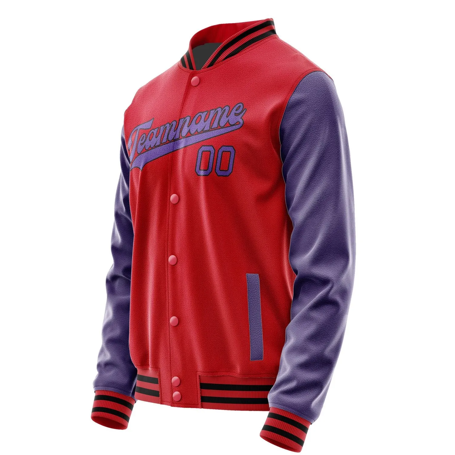 Custom Red Light Purple Jacket