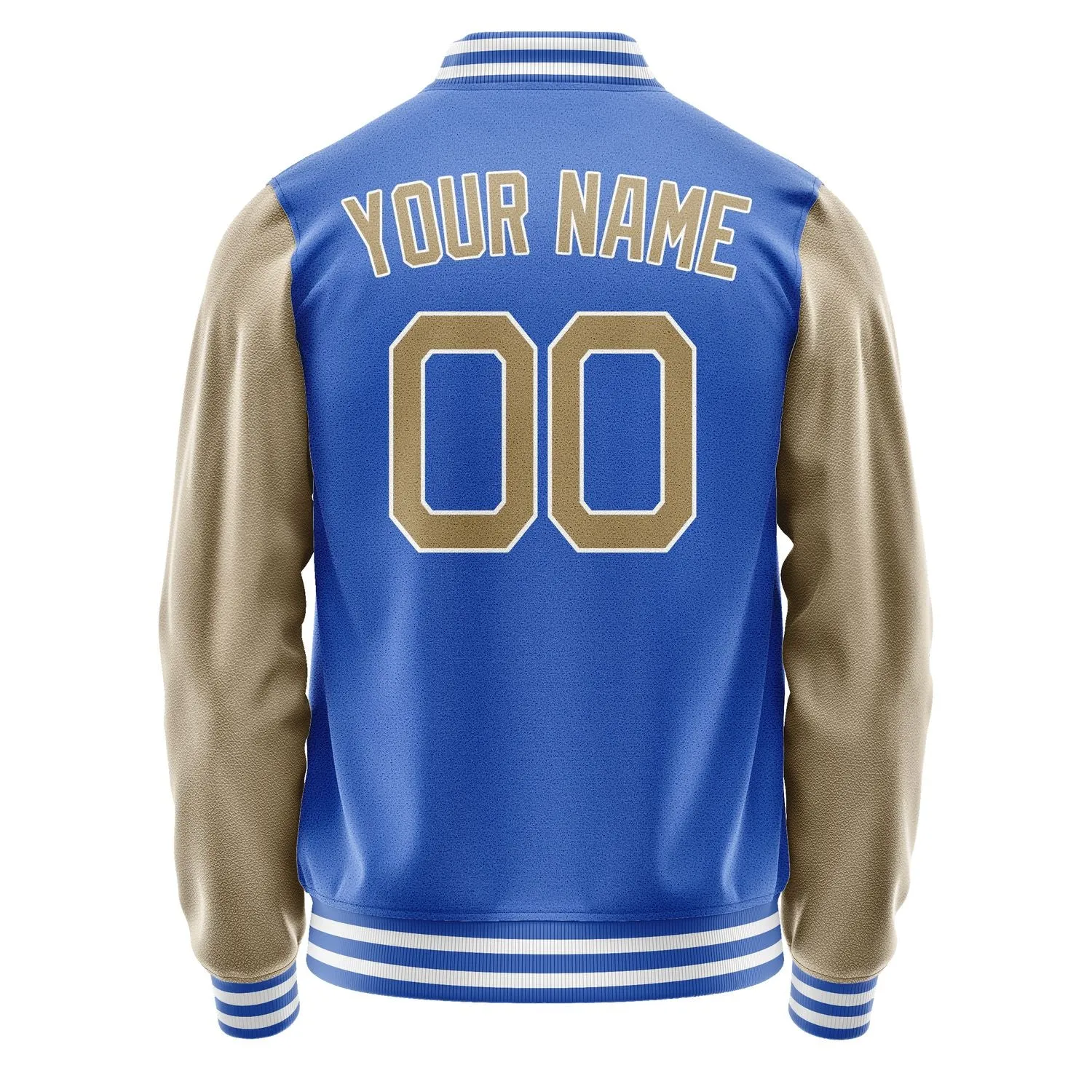 Custom Sky Blue Light Khaki Jacket