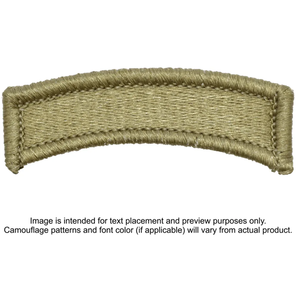 Custom Text Patch Fully Embroidered OCP - Tab