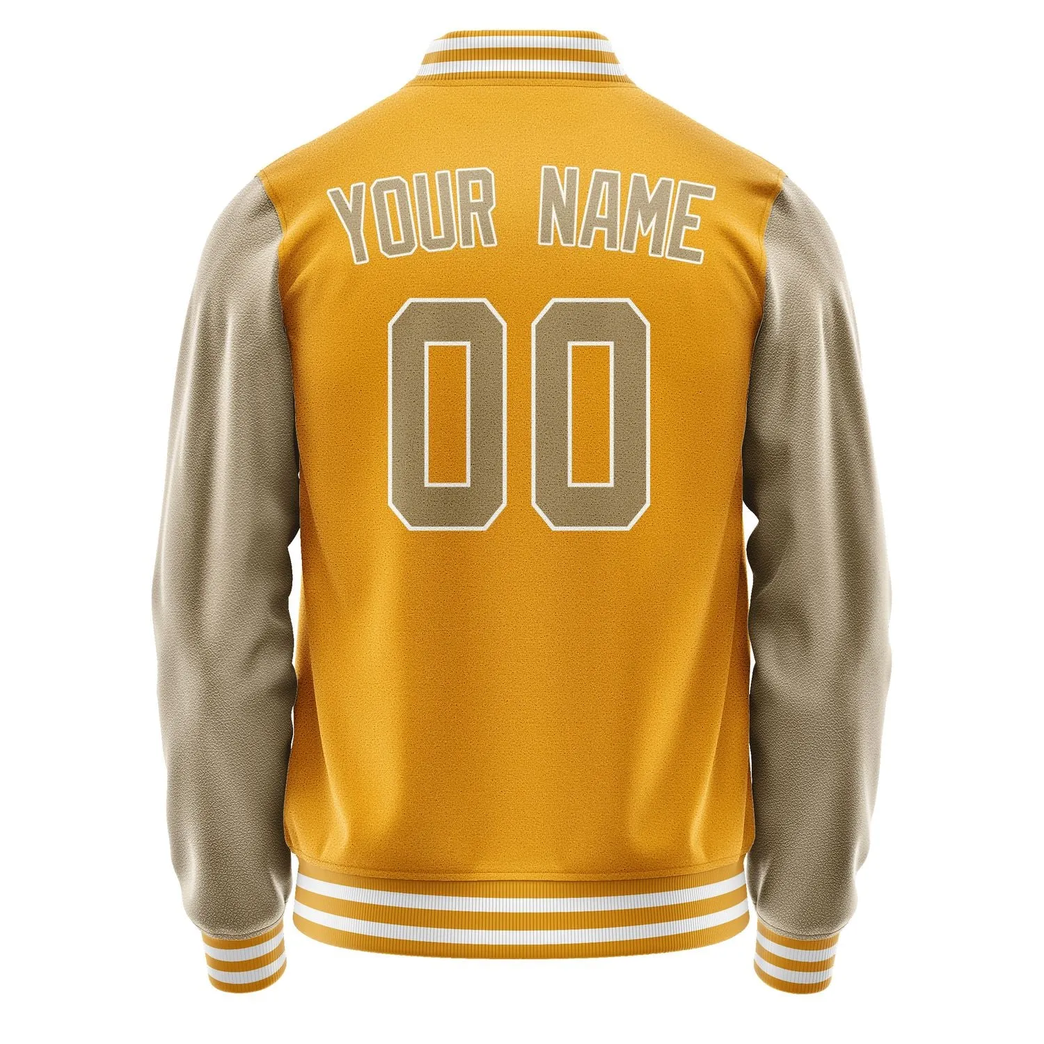 Custom Yellow Light Khaki Jacket