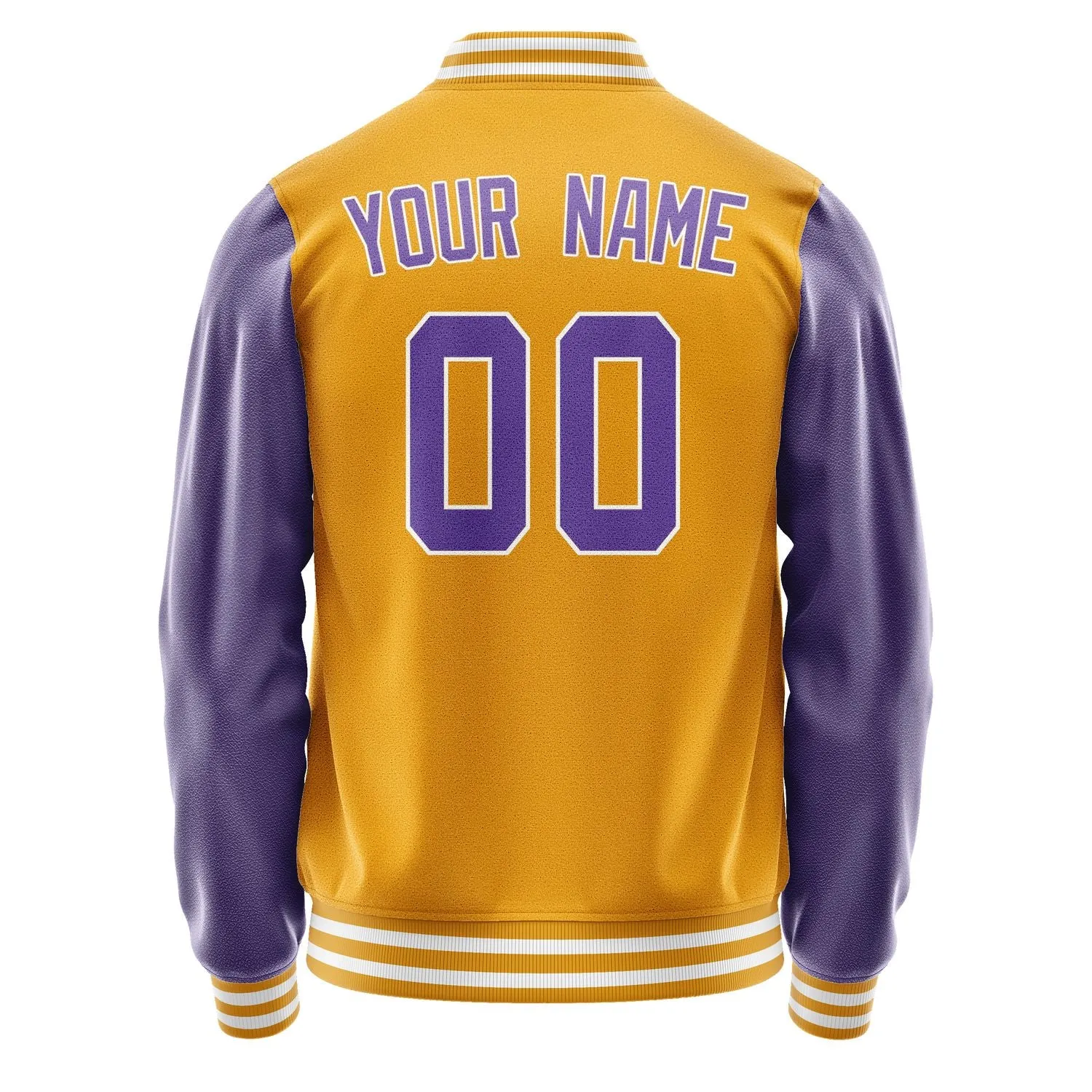 Custom Yellow Light Purple Jacket
