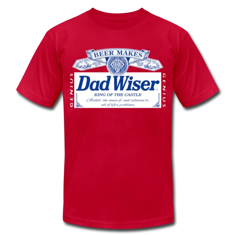 Dad Wiser Beer Father's Day Premium Adult T-Shirt