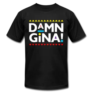 DAMN GiNA Martin Lawrence Show Men/Unisex Premium Adult T-Shirt