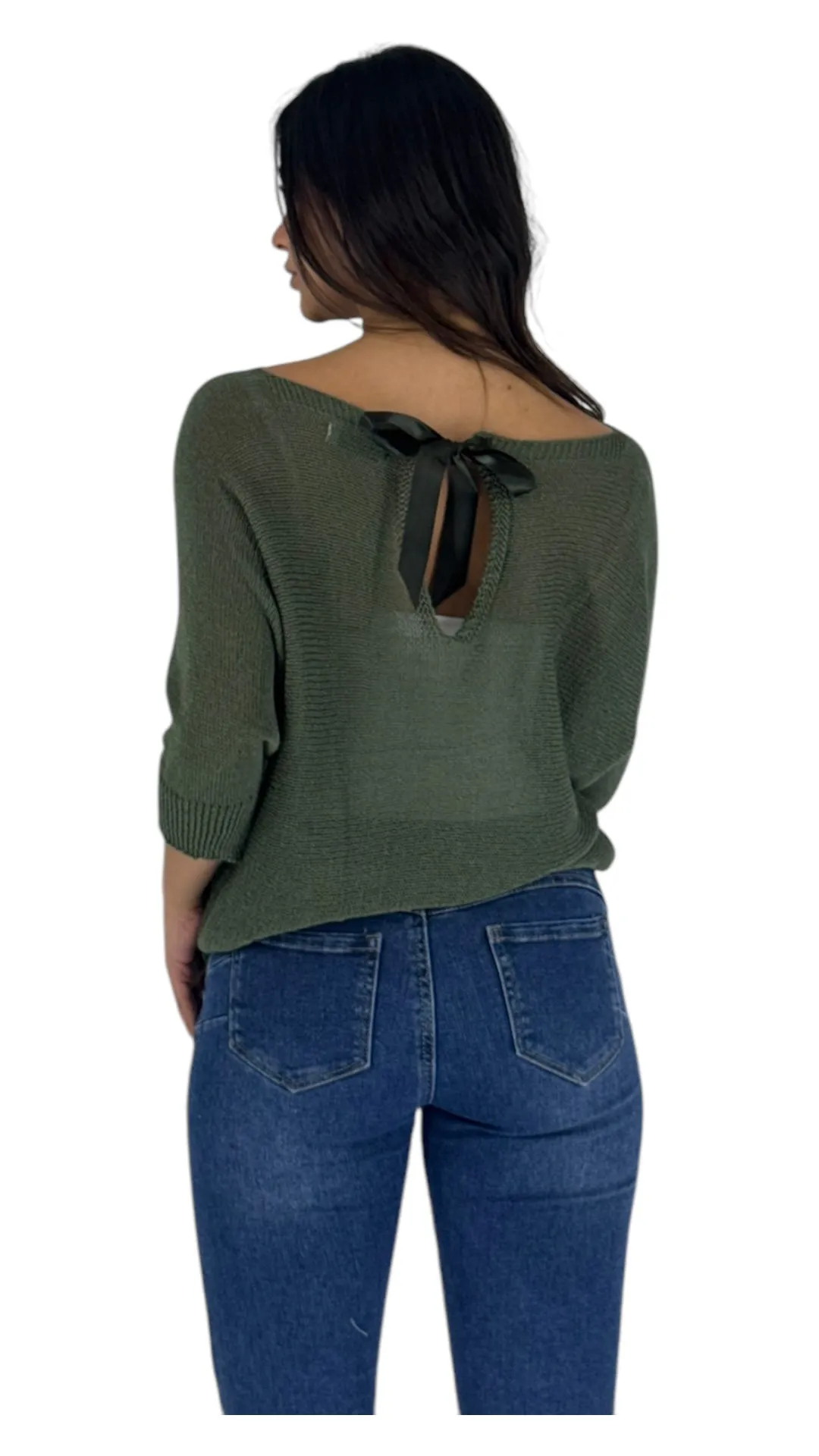 Dana green khaki top