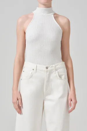 Dani Sleeveless Mock Neck in Pashmina