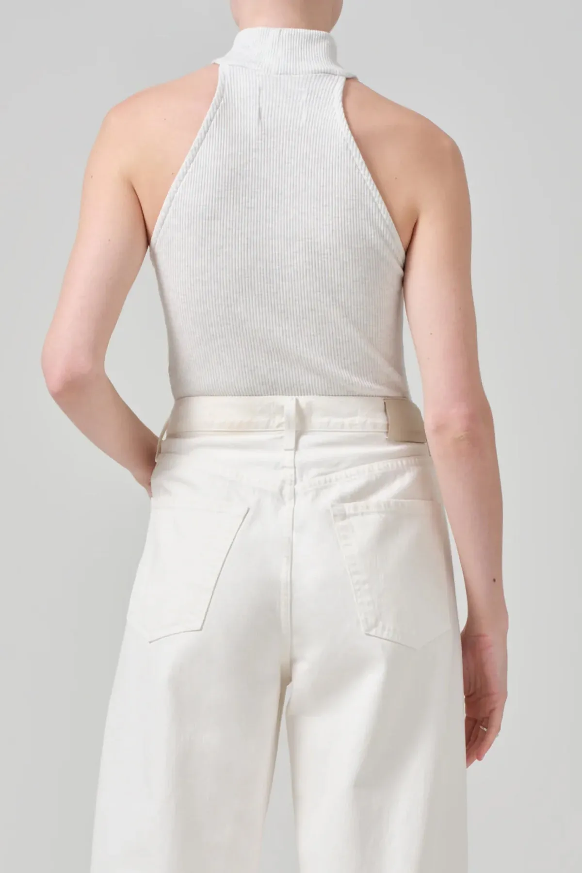 Dani Sleeveless Mock Neck in Pashmina