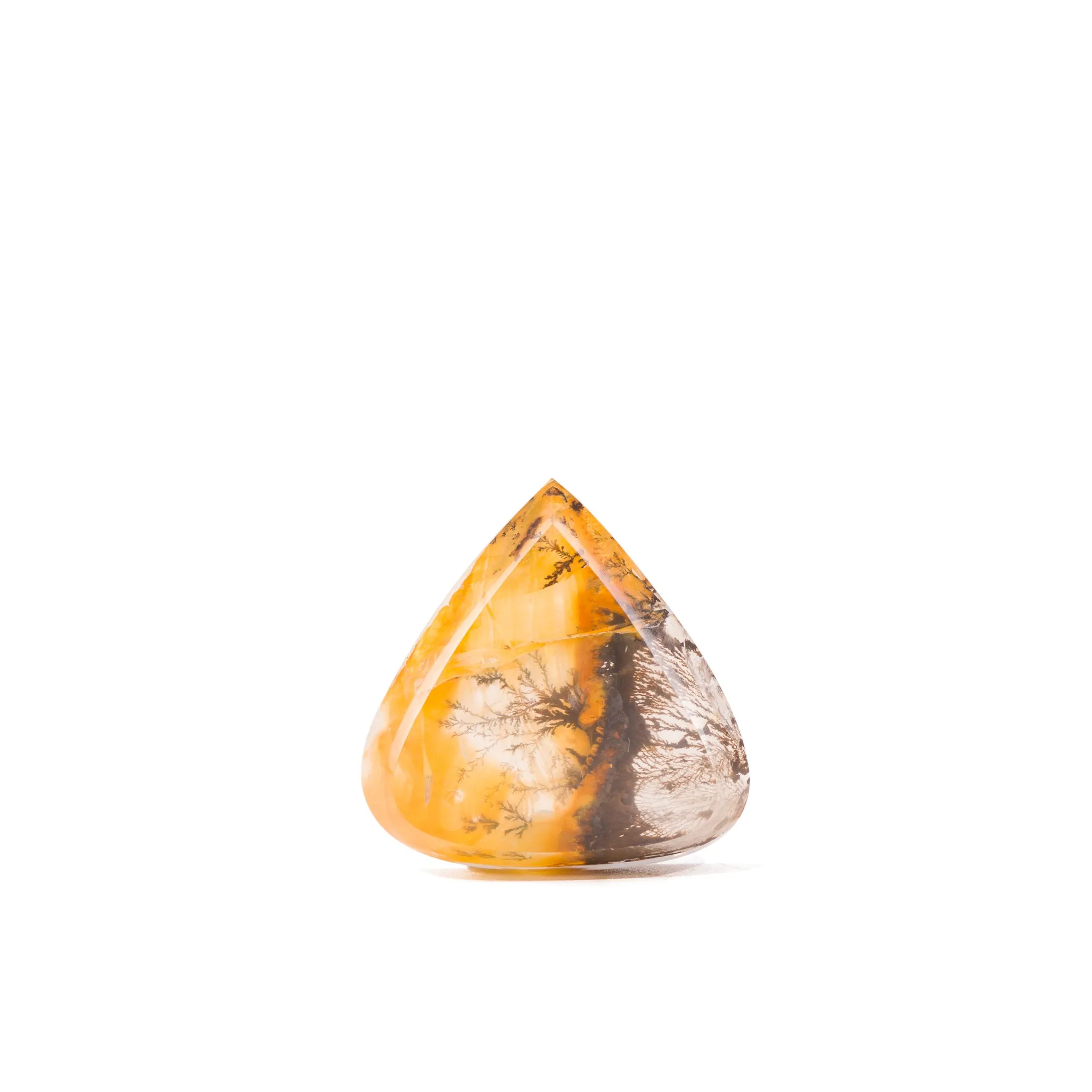 Dendritic Quartz 25.68 Carat Polished Crystal Cabochon