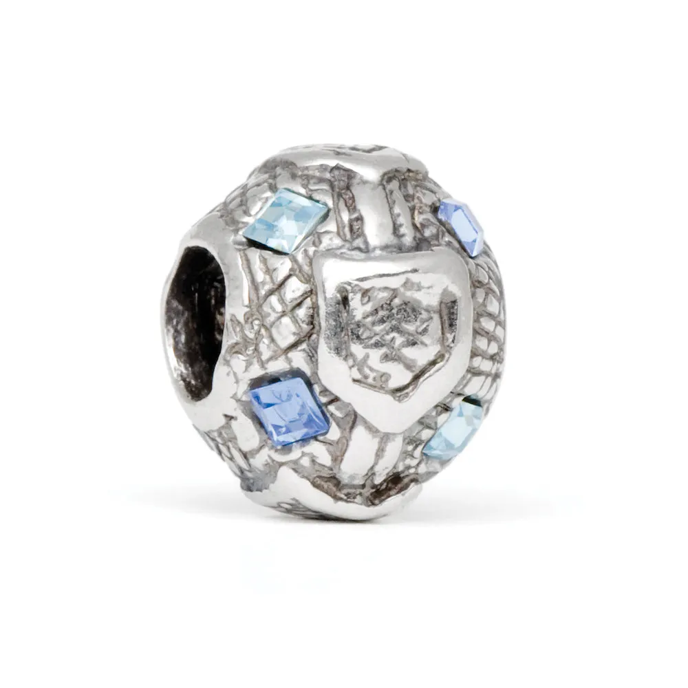 Denim, Silver with Crystals