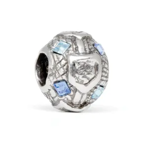 Denim, Silver with Crystals