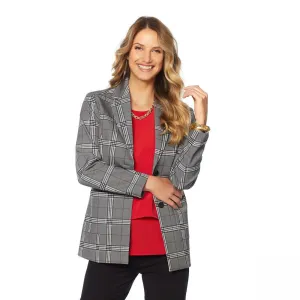 DG2 by Diane Gilman Women's Classic Ponte Blazer