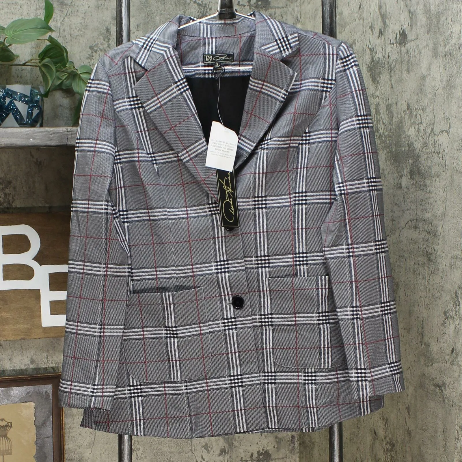 DG2 by Diane Gilman Women's Classic Ponte Blazer