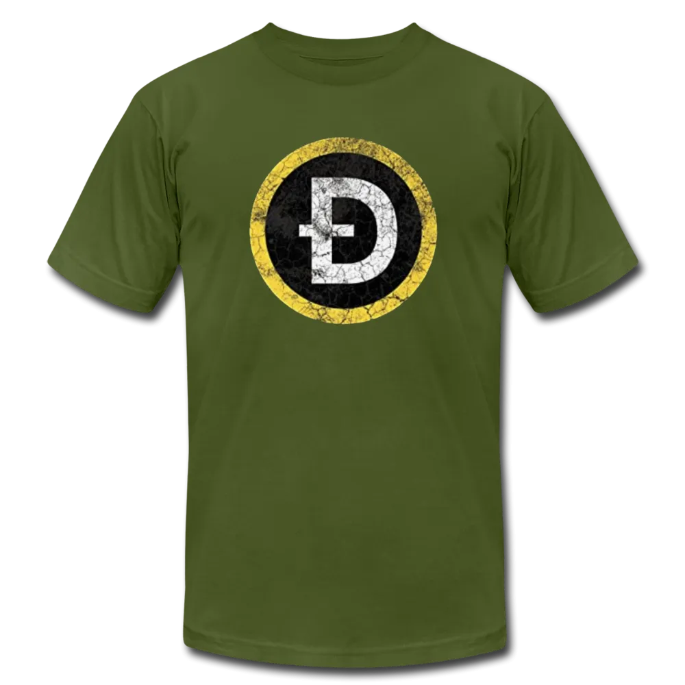 DOGE Coin Ticker Logo Men/Unisex Premium Adult T-Shirt
