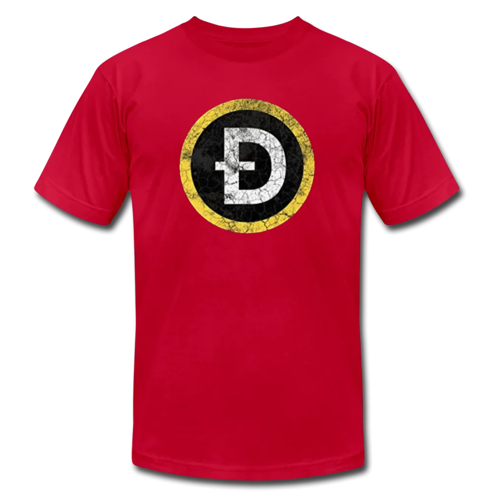 DOGE Coin Ticker Logo Men/Unisex Premium Adult T-Shirt