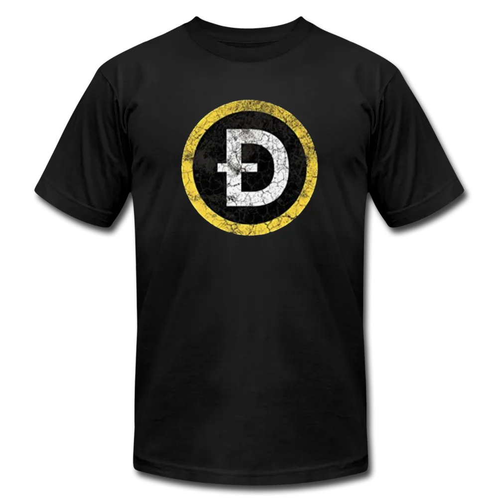 DOGE Coin Ticker Logo Men/Unisex Premium Adult T-Shirt
