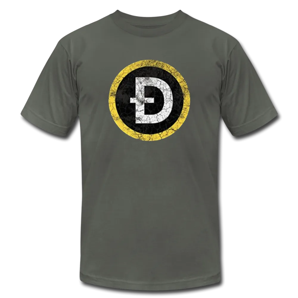 DOGE Coin Ticker Logo Men/Unisex Premium Adult T-Shirt