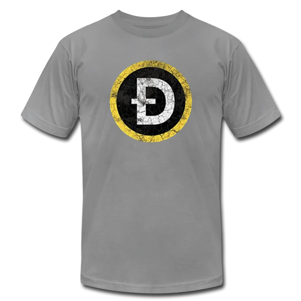 DOGE Coin Ticker Logo Men/Unisex Premium Adult T-Shirt