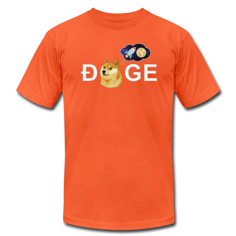 DOGE Meme To the Moon Men/Unisex Premium Adult T-Shirt
