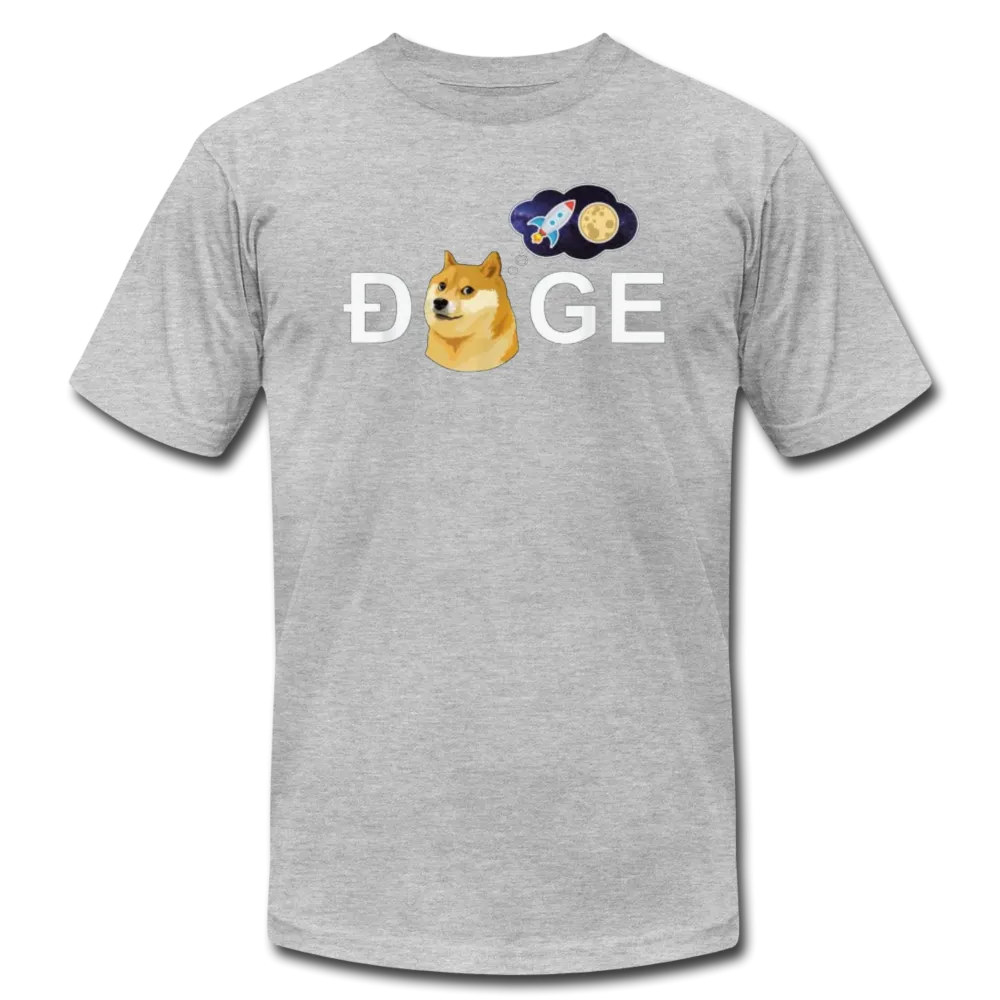 DOGE Meme To the Moon Men/Unisex Premium Adult T-Shirt